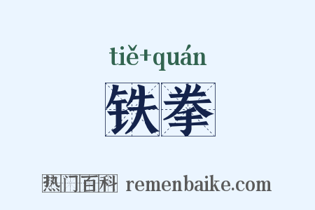 铁拳是什么意思的图片